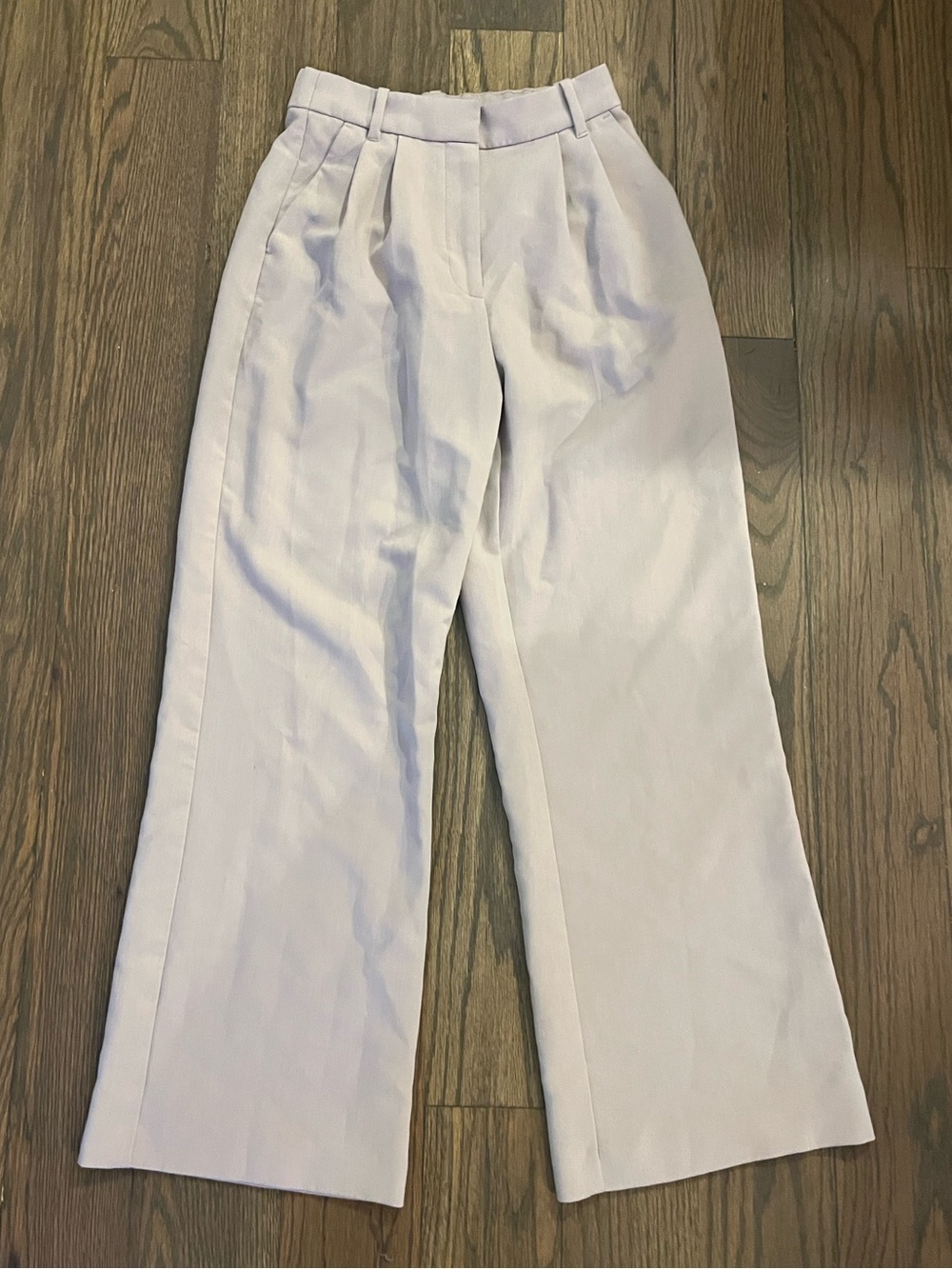 A&F Sloane Tailored Pant Light Brown Tan in size 00/24 Short Curve Love - Picture 3 of 5